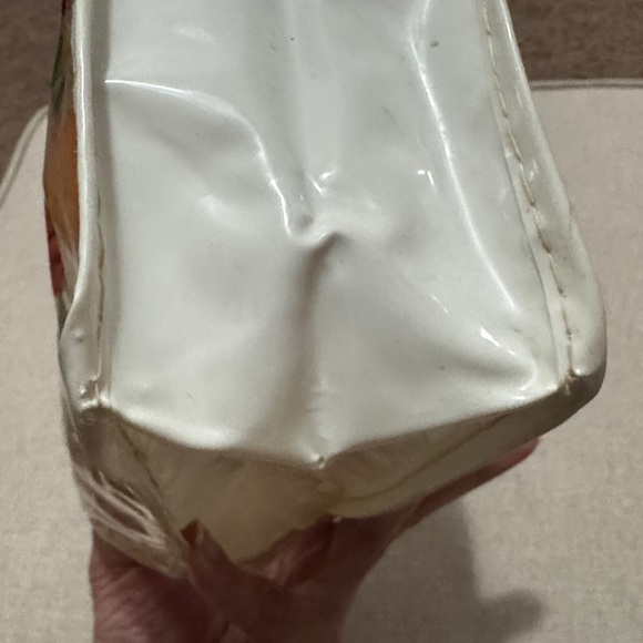 Vintage Florida Tourist Bag-Clear/White/Orange Double Sided Logo-Hand Carry-GUC - Picture 10 of 12